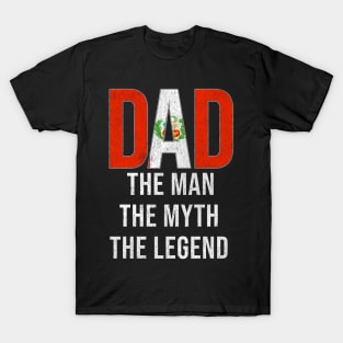 Peruvian Dad The Man The Myth The Legend - Gift for Peruvian Dad With Roots From Peruvian T-Shirt